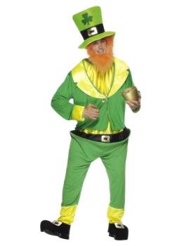 Disfraz de Leprechaun Super Verde para adulto