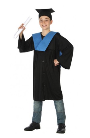 Disfraz de licenciado Azul talla infantil