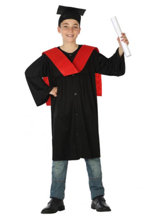 Disfraz de Licenciado infantil color Rojo