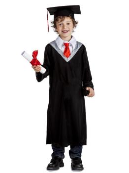 Disfraz de Licenciado Infantil con Birrete | Graduación Escolar
