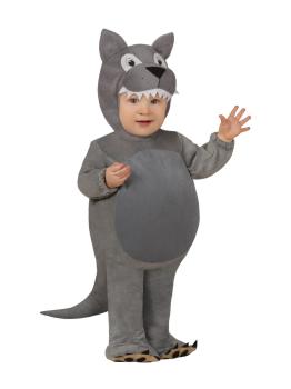 Disfraz de lobo barrigón para bebé **