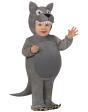 Disfraz de lobo barrigón para bebé **