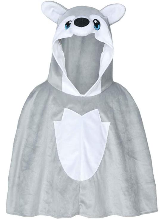 Disfraz de Lobo para Bebé 18-24 Meses – Poncho y Capucha