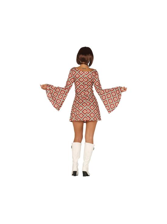 Disfraz de los años 70 Fiestera talla adulta