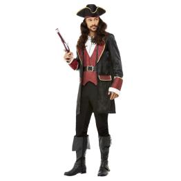 Disfraz de lujo de pirata espadachín adultos