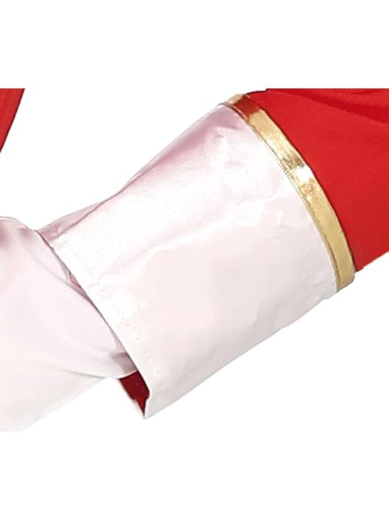 Disfraz de Majorette Niña - Atuendo Infantil Rojo, Blanco y Dorado para Niñas