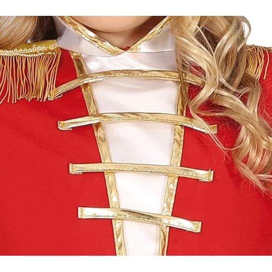 Disfraz de Majorette Niña - Atuendo Infantil Rojo, Blanco y Dorado para Niñas Disfraz de Majorette Niña - Atuendo Infantil Rojo, Blanco y Dorado para Niñas