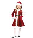 Disfraz de Mamá Noel Luxe para Niña