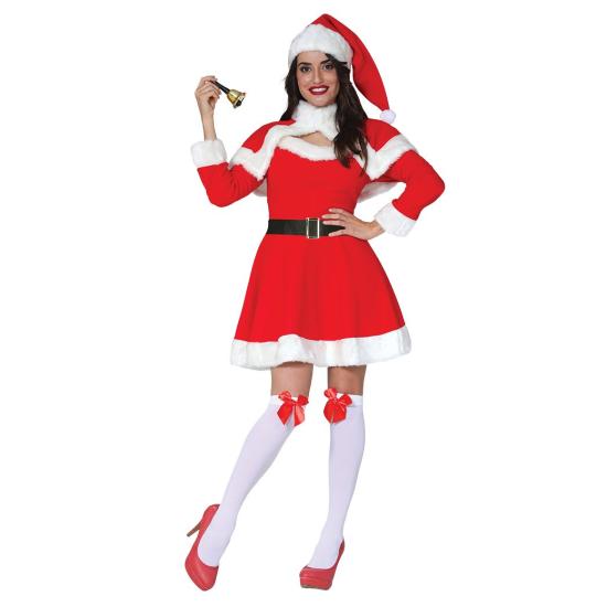 Disfraz de Mamá Noel Manga Larga para Mujer Disfraz de Mamá Noel Manga Larga para Mujer