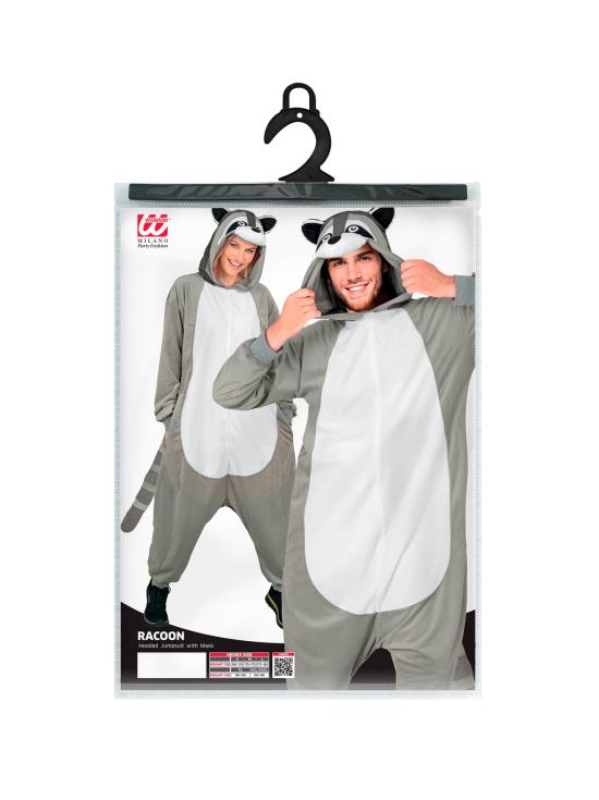 🦝 Disfraz de Mapache Adulto Unisex
