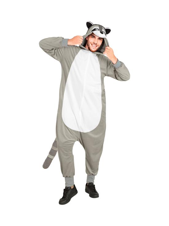 🦝 Disfraz de Mapache Adulto Unisex