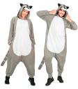 🦝 Disfraz de Mapache Adulto Unisex