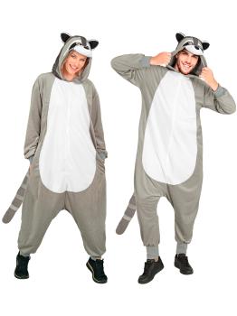 🦝 Disfraz de Mapache Adulto Unisex