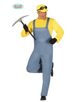 Disfraz de Minion Barato para Adulto – Ideal Carnaval y Fiestas