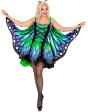 Disfraz de Mariposa Verde para adulta
