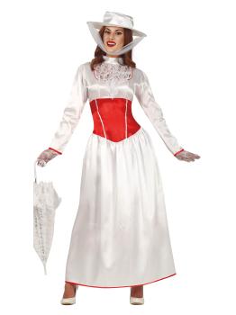Disfraz de Mary Poppins largo para mujer