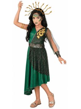 Disfraz de Medusa Griega para Niña