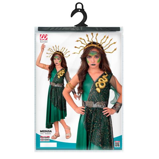 Disfraz de Medusa Griega para Niña