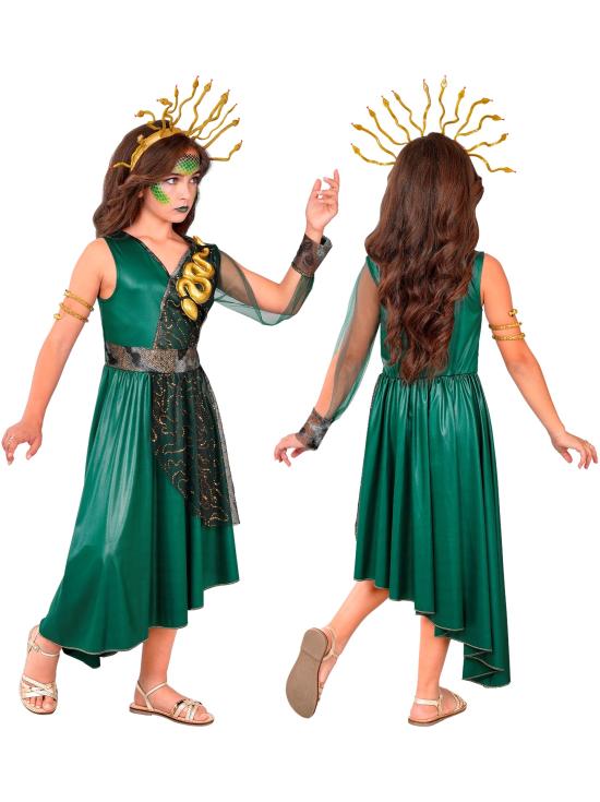 Disfraz de Medusa Griega para Niña