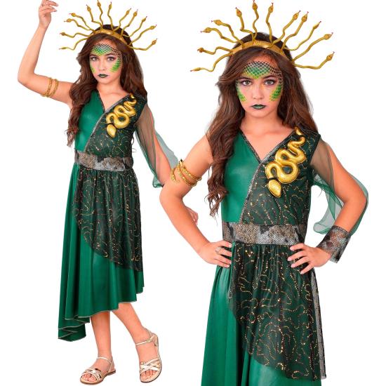 Disfraz de Medusa Griega para Niña