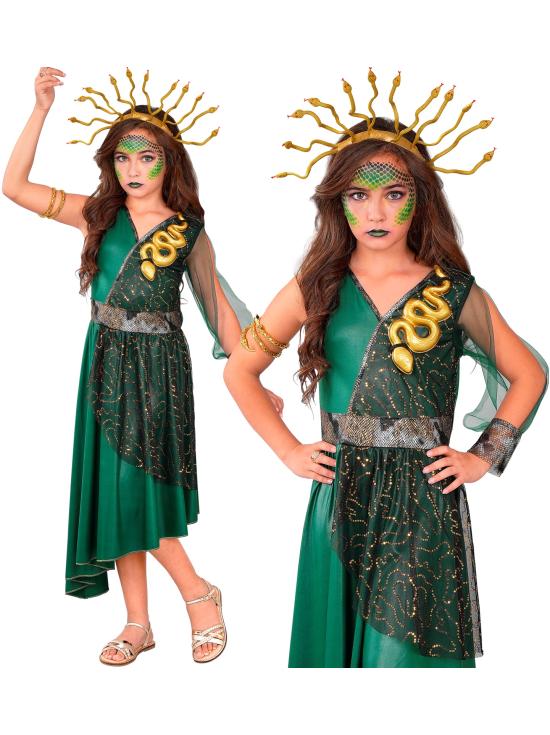 Disfraz de Medusa Griega para Niña