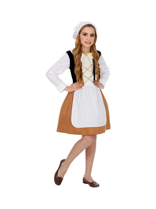 Disfraz Mesonera Medieval Alegre de Niña