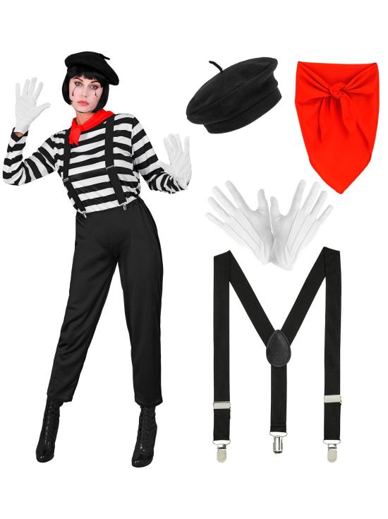 Disfraz de Mimo Ciudad para mujer