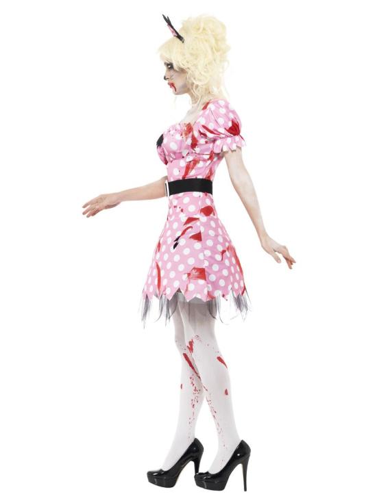 Disfraz de Minnie zombi para chica