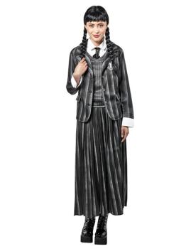 Disfraz de Miércoles Addams Oficial adulta