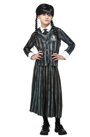 Disfraz de Miércoles Addams Oficial niña
