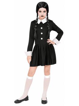 Disfraz de Miércoles Addams Oficial niña