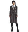 Disfraz de Miércoles Addams uniforme escolar para chica