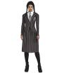 Disfraz de Miércoles Addams uniforme escolar para chica
