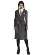 Disfraz de Miércoles Addams uniforme escolar para chica