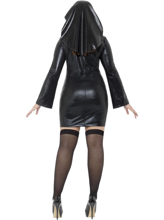 Disfraz de Monja Cachonda para mujer talla grande