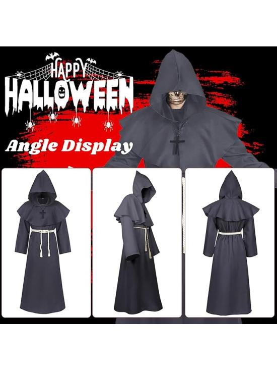 Disfraz de monje de sacerdote talla XL