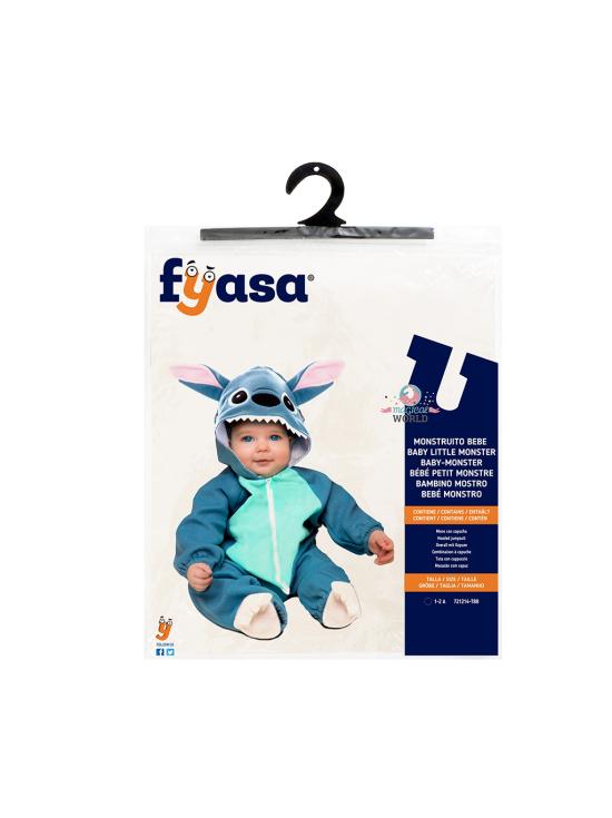 Disfraz de Monstruo Azul Stitch para Bebé