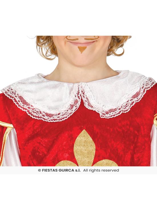 Disfraz de mosquetero valiente para niño