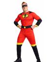 Disfraz de Mr. Increíble Flash para adulto hombre