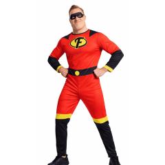 Disfraz de Mr. Increíble Flash para adulto hombre