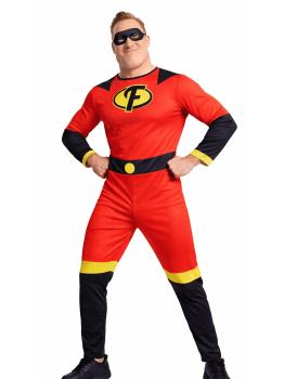 Disfraz de Mr. Increíble Flash para adulto hombre