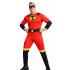 Disfraz de Mr. Increíble Flash para adulto hombre