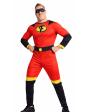 Disfraz de Mr. Increíble Flash para adulto hombre