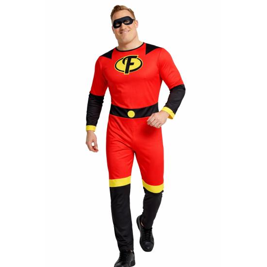 Disfraz de Mr. Increíble Flash para adulto hombre