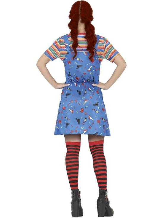 Disfraz de Muñeca Asesina para Mujer – Camiseta y Peto
