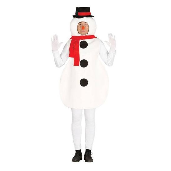 Disfraz de Muñeco de Nieve Económico Talla L