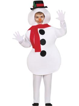 Disfraz de Muñeco de Nieve para Niños