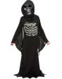 Disfraz de muerte esqueleto, Negro infantil