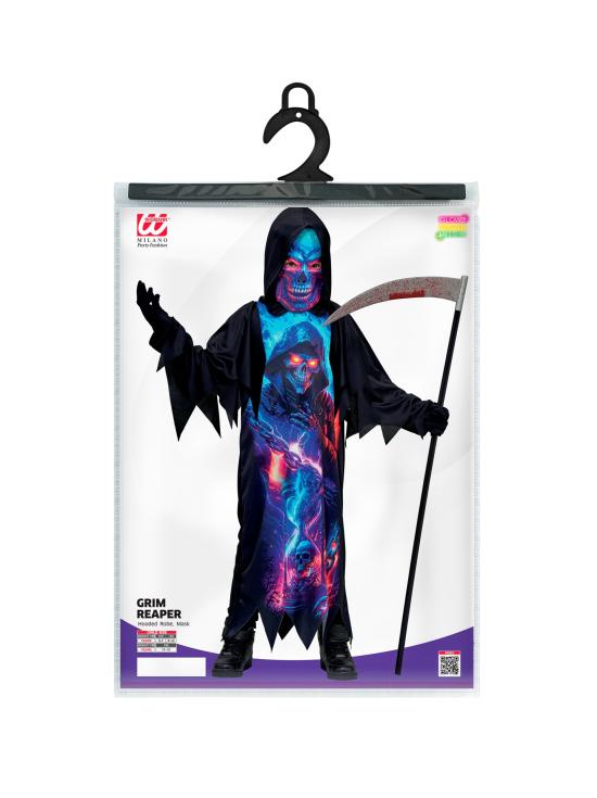 Disfraz de Muerte Fluorescente para Niño