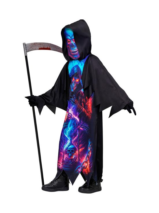 Disfraz de Muerte Fluorescente para Niño